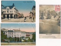 18 db RÉGI felvidéki város képeslap vegyes minőségben / 18 pre-1945 Upper Hungarian (Slovakian) town...