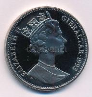 Gibraltár 1994. 2,8 ECU Cu-Ni "Eurotunnel" T:1-Gibraltar 1994. 2,8 ECU Cu-Ni "Eurotun...