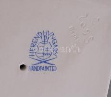 Herendi Krisztus figura, fehér mázas, jelzett (formatervező: Horvai János, 1873-1944), hibátlan, m: ...