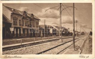 1942 Budapest XVIII. Pestszentlőrinc, Pusztaszentlőrinc, Szentlőrinc; Üllői út, villamossín, ingatlaniroda