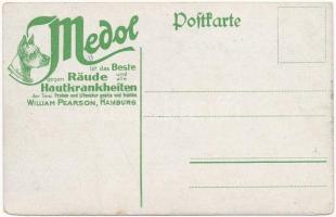 Omdurman, Dattelmarkt / date market. "Medol" advertisement on the backside (EK)