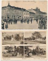 17 db RÉGI történelmi magyar város képeslap vegyes minőségben / 17 pre-1945 town-view postcards from...