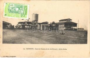 Djibouti, Gare du Chemin de fer de Djibouti a Addis-Ababa / railway station (fl)