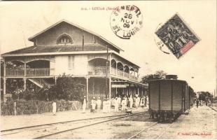 1909 Louga, La Gare / railway station, train (EK)