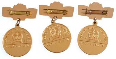 1959. "Belügyi Sport Bajnokság - Középdöntő" részben festett, aranyozott és színezett Al j...