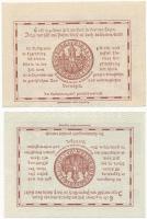 Ausztria / Eggenburg 1920. 20h (2x), egyik fordított hátlapi nyomattal T:I-,II
Austria / Eggenburg ...
