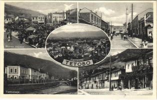 Tetovo, general view, grain market, street view, high school, mosque