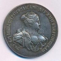 Orosz Birodalom 1740. Poltina Anna fém hamisítvány (13,91g) T:2 ph.