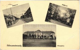 1940 Budapest XVI. Rákosszentmihály, Rákosi út, Pálffy tér, községháza (EB)