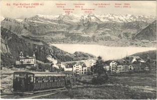 Rigi-Kaltbad mit Rigibahn / rack railway, train