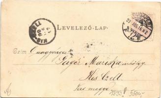 1899 (Vorläufer) Budapest XVI. Mátyásföld, Perjátl Márton mérnök és építőmester villája. Tisztelik a...