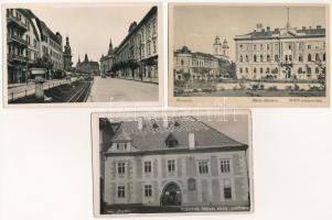 Kolozsvár, Cluj; - 3 db régi képeslap / 3 pre-1945 postcards