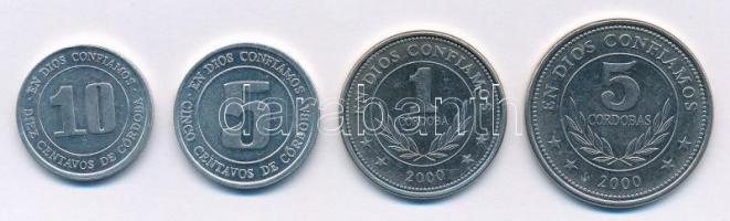 Nicaragua 1974-2000. 10c-5C (4xklf) T:1-,2 Nicaragua 1974-2000. 5c-5C (4xdiff) C:AU,XF