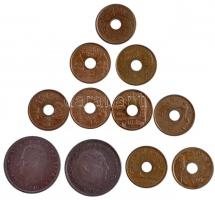 Spanyolország 1957-1998. 25P (11xklf) T:1--2-
Spain 1957-1998. 25 Pesetas (11xdiff) C:AU-VF