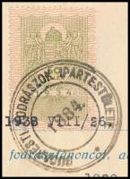 1938 Bp., Budapesti Fodrászok Ipartestülete által kibocsátott segédlevél