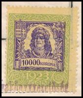 1925 Bp., Halotti anyakönyvi kivonat Fürst Mór izraelita vallású kereskedőről, okmánybélyegekkel