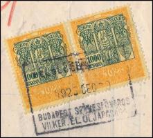 1925 Bp., Halotti anyakönyvi kivonat Fürst Mór izraelita vallású kereskedőről, okmánybélyegekkel