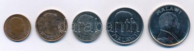 Malawi 1971-1996. 1T-20T (5xklf) T:1-
Malawi 1971-1996. 1 Tambala - 20 Tambala (5xdiff) C:AU