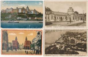 Budapest - 4 db régi képeslap / 4 pre-1945 postcards