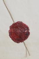 1901 Kunszentmárton, kötelezvény 7 db okmánybélyeggel