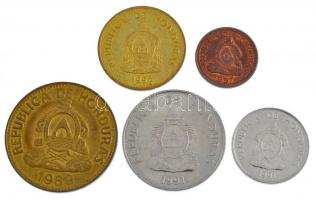 Honduras 1951-1991. 1c-50c (5xklf) T:1,1-
Honduras 1951-1991. 1 Cent - 50 Cents (5xdiff) C:UNC,AU
