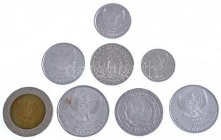 Indonézia 1979-2003. 5R-1000R (8xklf) T:1-,2
Indonesia 1979-2003. 5 Rupiah - 500 Rupiah (8xdiff) C:...