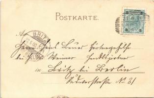 1900 Oberbayern, Werdenfelser Landl / Bavarian folklore, traditional costumes, hunter. Meissner &...