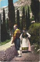 Dubrovnik, Ragusa; Trachten aus Canali / Croatian folklore, traditional costume (EK)