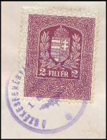 1927 Fogtechnikus segédlevél fogorvos aláírással