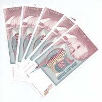 Jugoszlávia 1992. 500D (10x) sorszámkövetők "AF 7594445 - AF 7594454" + 1993. 5.000.000D (...