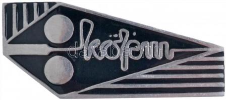 1971. Székesfehérvári Könnyűfémmű hengermű avatás részben festett Al plakett, eredeti dísztokban (35x80mm) T:1-