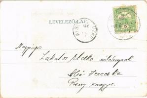 1906 Dunakeszi-Alag, Szentes József nyilvános étterme (fa)