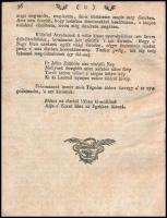 1785 Géjza József (1742-1782): Halottak Innepe Hamvas Szombath, mellyben Bóldog emlékezetű kegyes Pá...