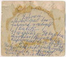 1916 Zaliztsi, Zalozhtsi, Zalosce (Kelet-Galíci); osztrák-magyar katonai altisztképző tanfolyamra ve...