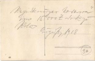 1918 Pola, Pula; sérült SMS Novara az Osztrák-Magyar Haditengerészet Helgoland-osztályú gyorscirkáló...