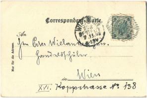 1902 Ucka, Monte Maggiore; Kronprinzessin Stefanie Schutzhaus am Monte Maggiore bei Abbazia / Dom St...
