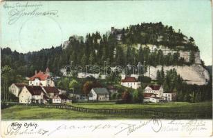 1906 Oybin, Berg Oybin. Heliocolorkarte v. Ottmar Zieher (fl)