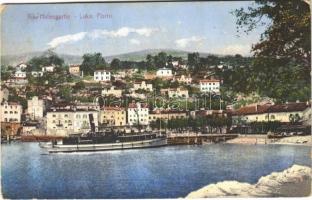 Ika, Ica (Abbazia, Opatija); Luka / porto / port, steamship / kikötő, gőzhajó