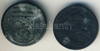 Német Birodalom / Császárság / Elberfeld
1917. 10Pf(2x) szükségpénz T:3