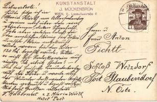 Aurolzmünster, Schloss zu Aurolzmünster / castle. Kunstanstalt J. Mückenbrün photo