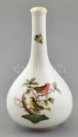 Herendi Rotschild mintás váza. Kézzel festett, jelzett, hibátlan m: 13 cm