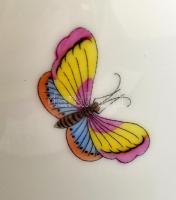 Herendi Rotschild mintás váza. Kézzel festett, jelzett, hibátlan m: 18,5  cm