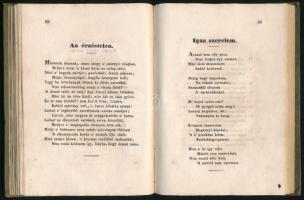 Kunoss Endre: Dalfüzér. Pozsony, 1840, Schmid Antal, X+2+174 p. Egyetlen kiadás. Korabeli egészvászo...