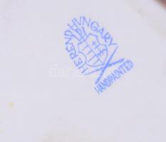 Herendi táncoló juhász, kézzel festett, jelzett, hibátlan, m: 29,5 cm