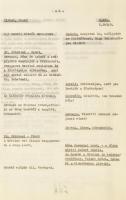 1970 "Szép leányok ne sírjatok!" technikai forgatókönyv, írta: Zimre Péter, rendező: Mészá...