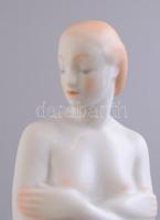 Herendi akt karba tett kézzel. Kézzel festett, jelzett, 
 hibátlan. Ritka forma. m: 27 cm