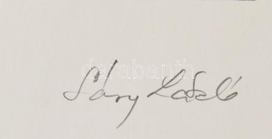 7 db, a Budapesti Új Zenei Stúdió zeneszerzőinek munkáit tartalmazó, ő általuk rajzolt és írt, kotta...