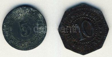 Német Birodalom / Császárság / Prenzlau
1917. 5Pf szükségpénz + Német Birodalom/ Weimari Köztársasá...