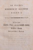 Marcus Tullius Cicero: Opera Omnia 2-7. Bécs, 1802, Joseph Dehler. Latin és német nyelven. Kopott ka...