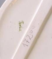Herendi porcelán Ludas Matyi, Kézzel festett, jelzett, apró kopással, m: 21,5 cm, h: 26 cm